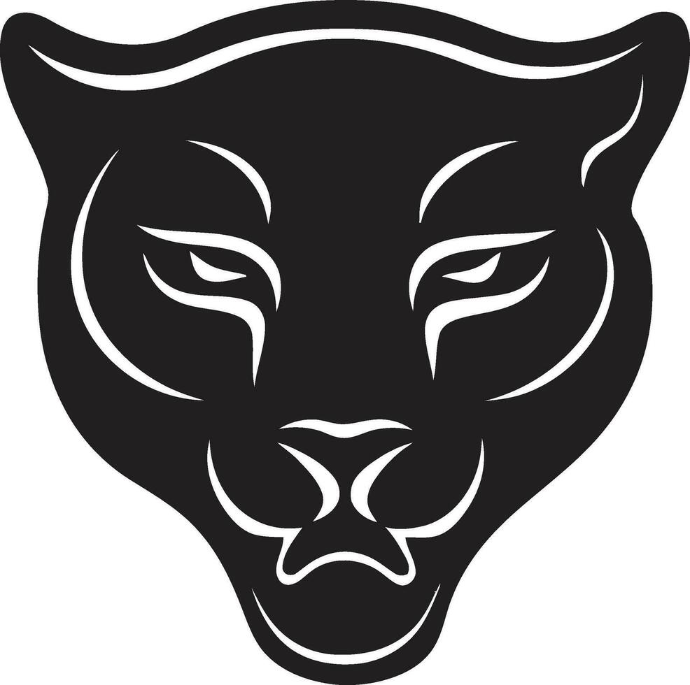 Elegant Jaguar Profile Graphic Design Nighttime Stalker Jaguar Logo vector