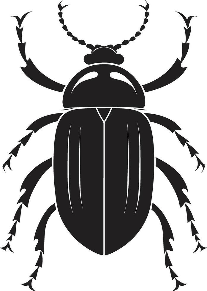 Sovereign Bug Logo Tribal Insect Design vector