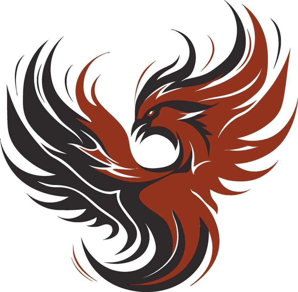 Regal Rebirth Vector Midnight Phoenix Symbol