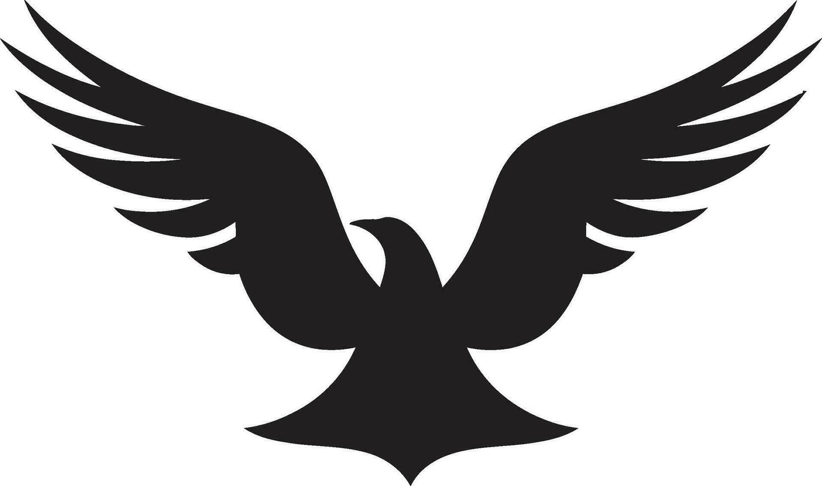 Silent Soarer Seagull Logo in Vector Feline Elegance Black Seagull Emblem Profile