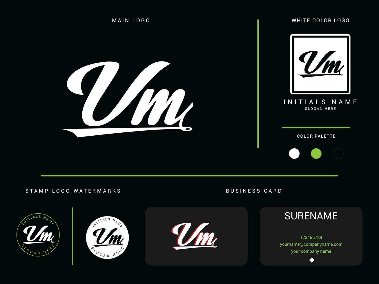 Luxury Apparel Vm Fashion Logo Letter, Initial VM Logo Branding Design For Clothing Business vector