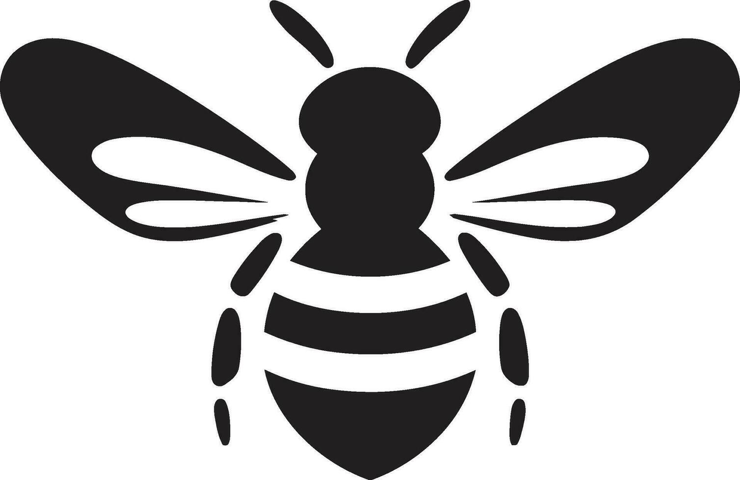 reina de el abejas abeja monarca perfil vector