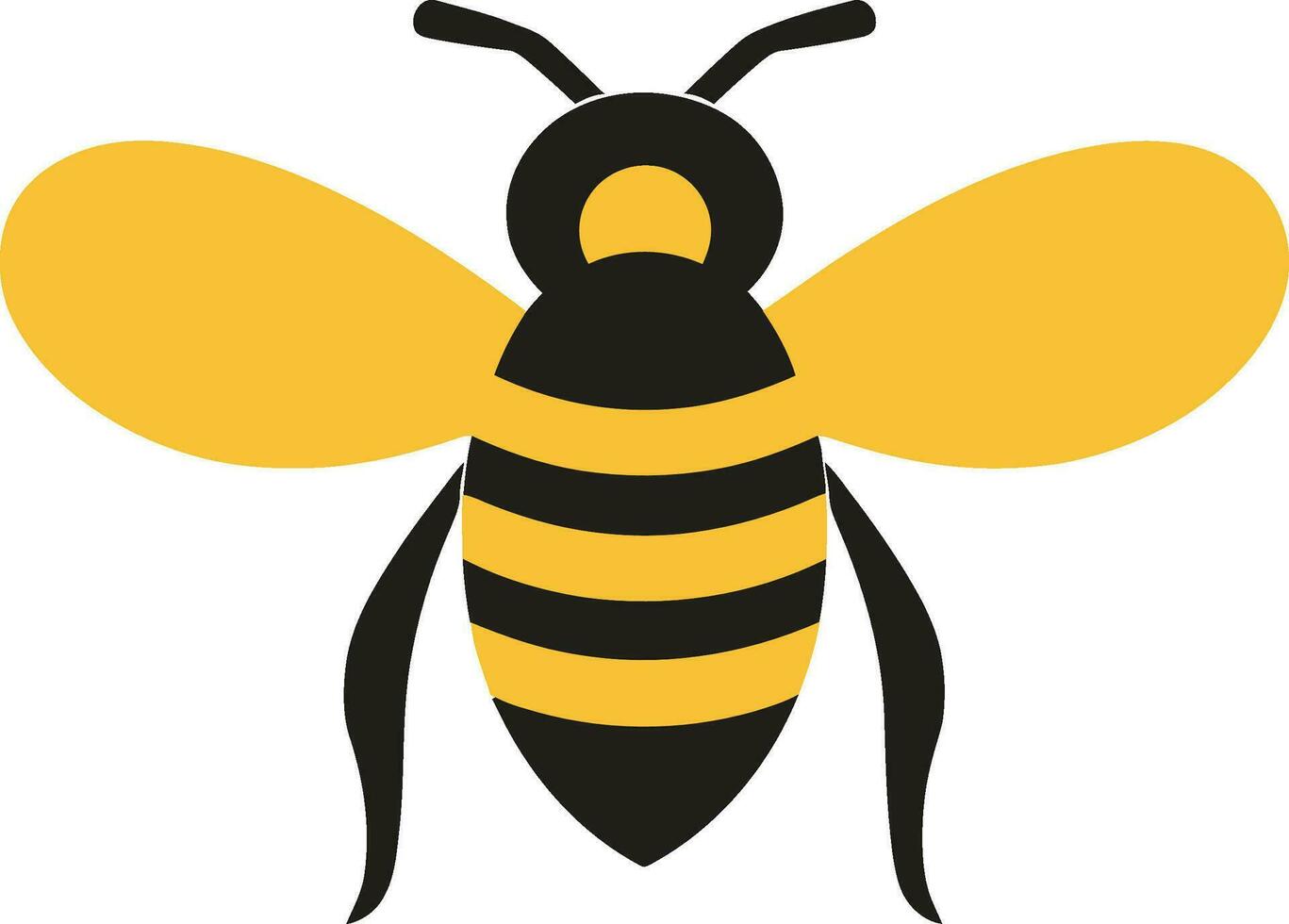 Honey Bee Dynasty Heraldry Beehive Tribe Symbol vector