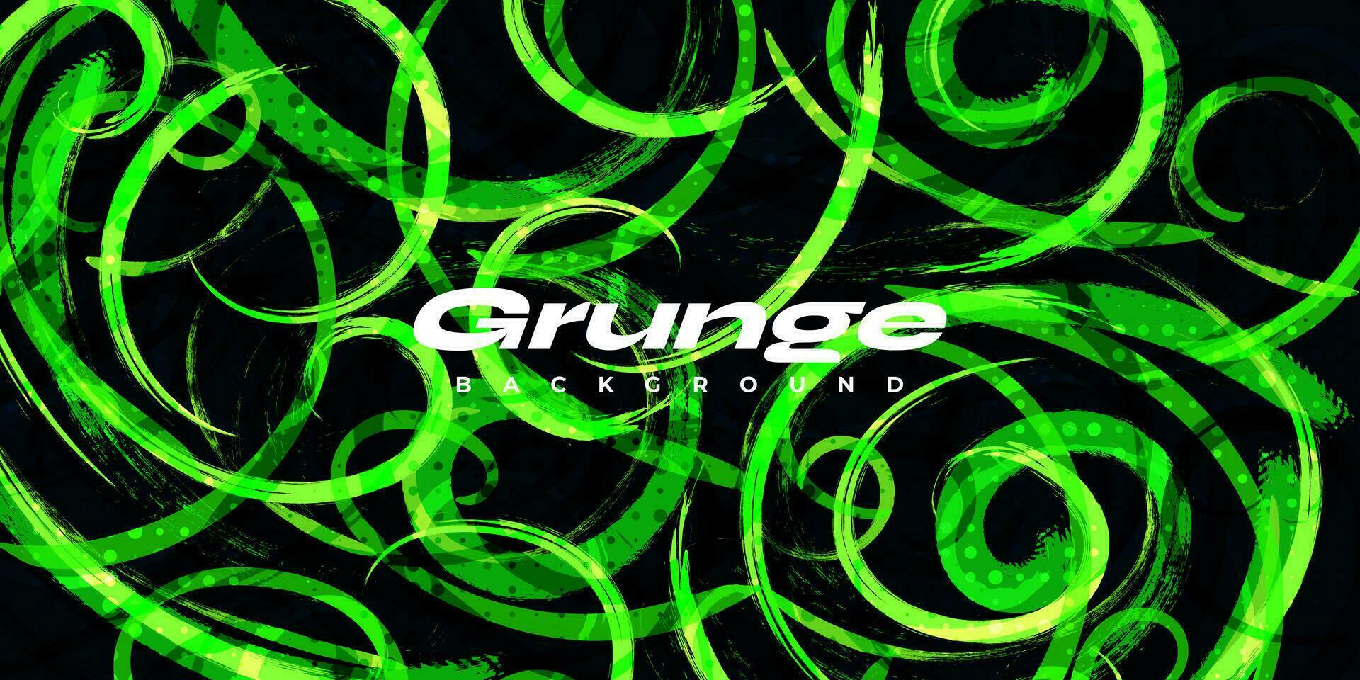 negro y verde cepillo antecedentes con trama de semitonos efecto. deporte antecedentes con grunge estilo. rasguño y textura elementos para diseño vector