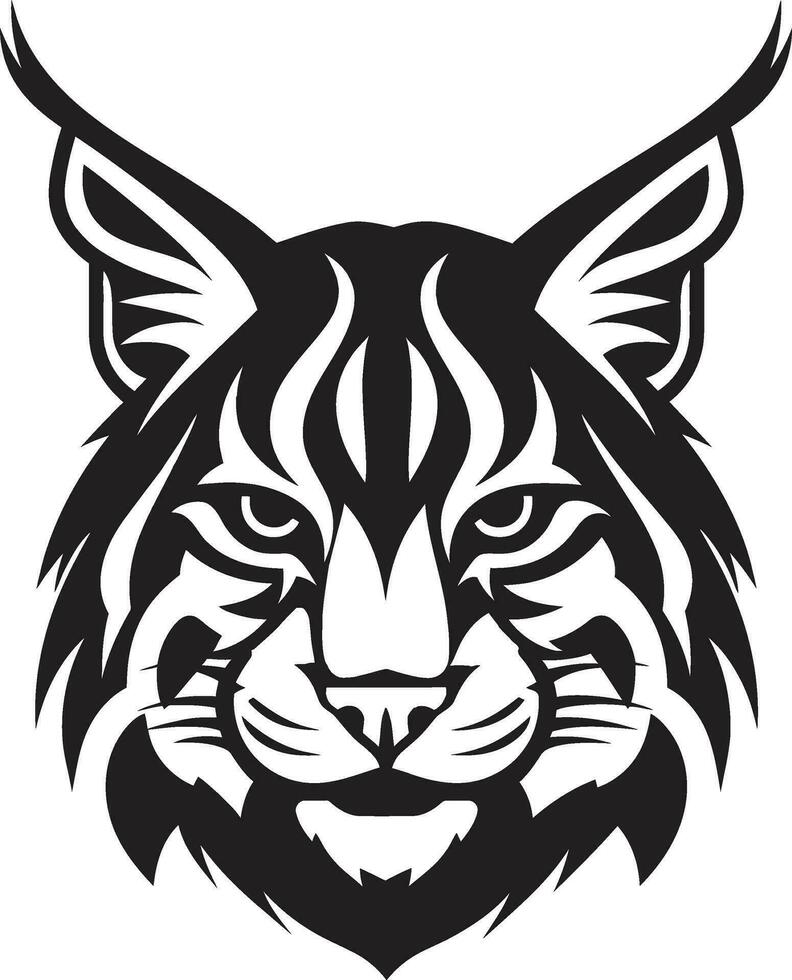 Bobcat Vector A Wild Predator Animal Bobcat Vector Design A Feral Cat with a Wild Heart