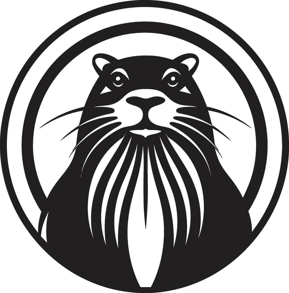 Beaver Tribe Crest Beaver Dynasty Insignia vector