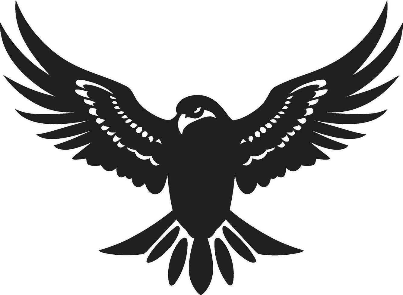 Contemporary Kestrel Mark in Shadows Majestic Hunter of the Skies Sleek Branding vector