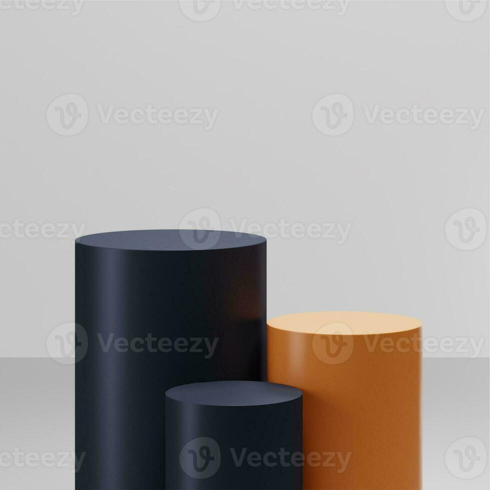 3D Geometric Podium Designed for Product Showcases. Elevate Your Product Presentation with a 3D Geometric Podium. A Stylish 3D Podium Ideal for Showcasing Your Products photo