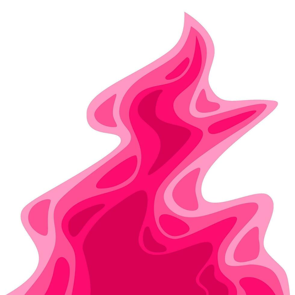 abstract Paper cut background. wavy background. pink paper cut vector background.