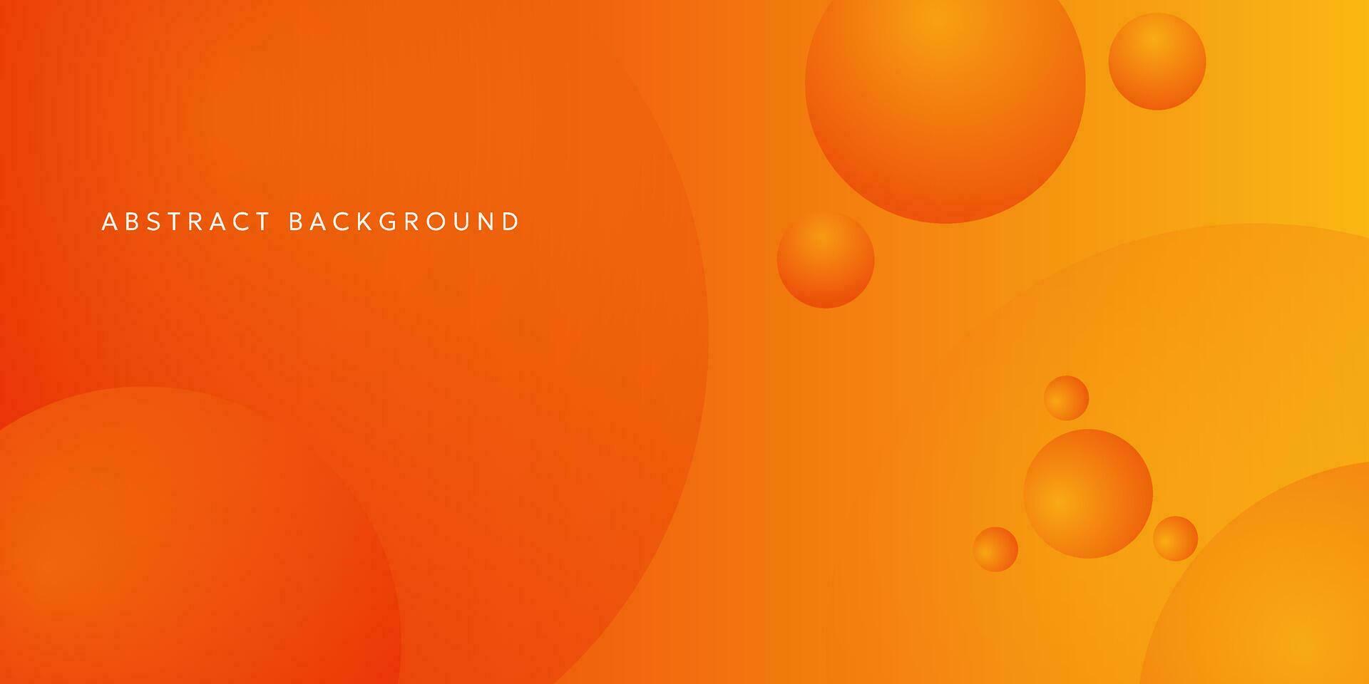 vector dynamic fluid abstract background orange color