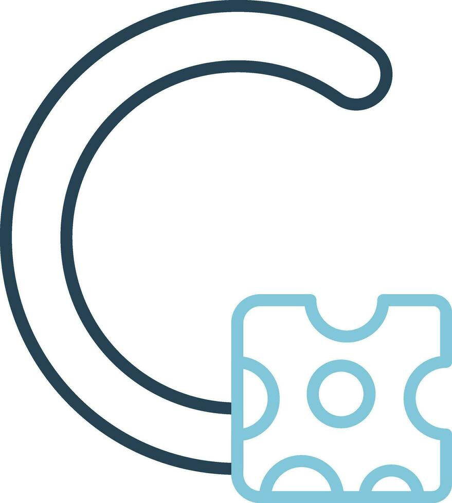 Capital C Vector Icon