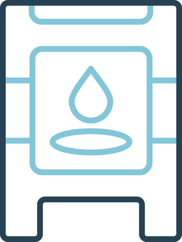 Wet Floor Vector Icon