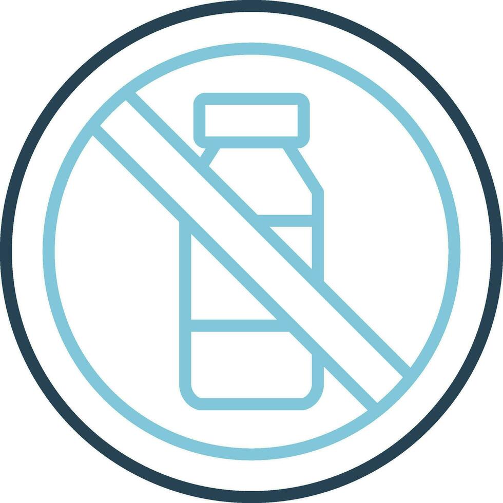 No Bottle Vector Icon