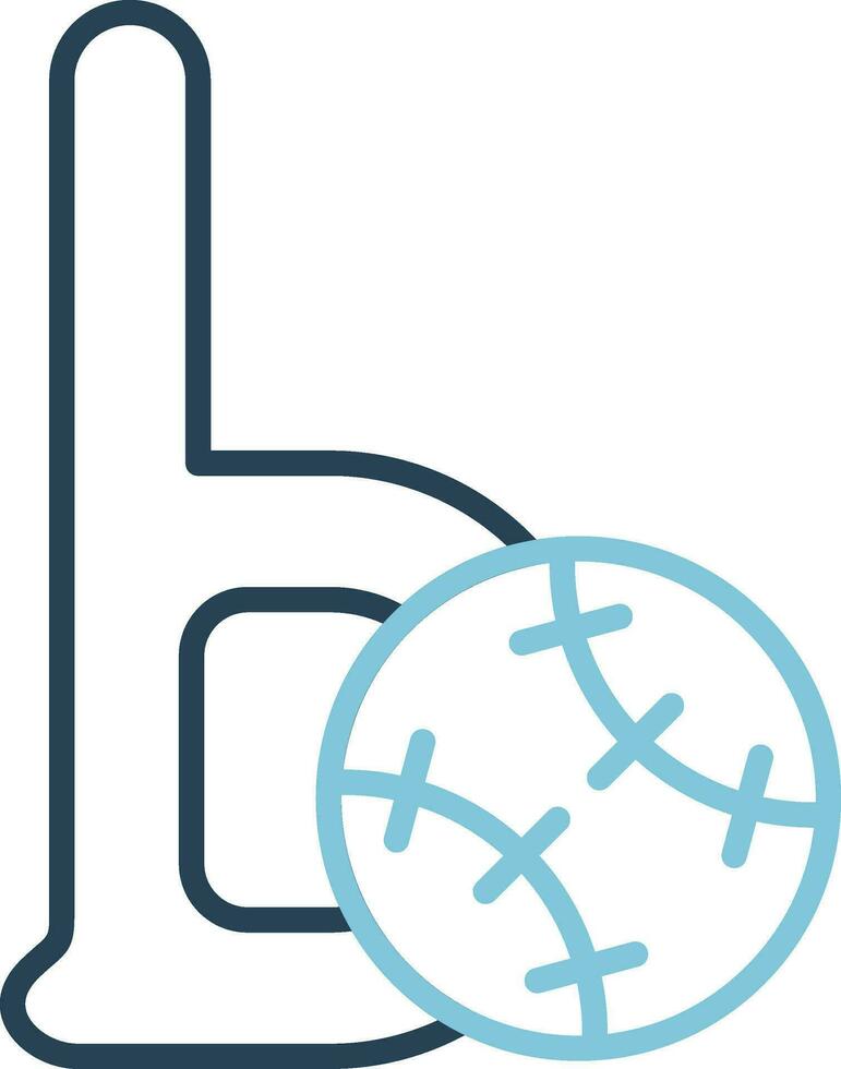 Small B Vector Icon