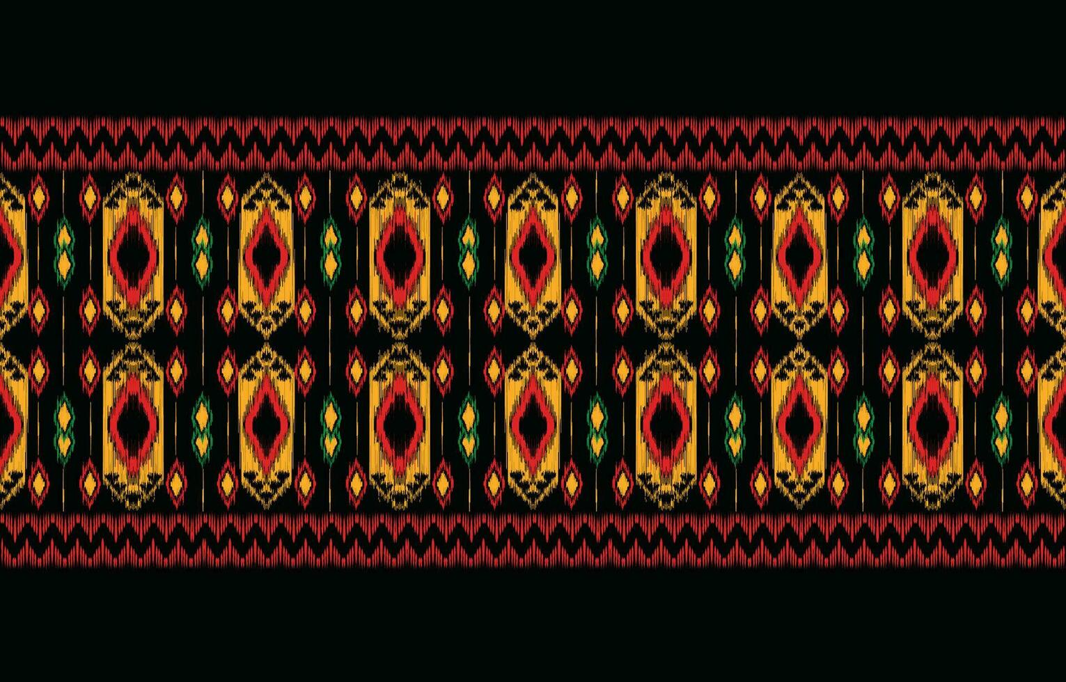 étnico resumen ikat Arte. azteca ornamento impresión. geométrico étnico modelo sin costura color oriental. diseño para antecedentes ,cortina, alfombra, fondo de pantalla, ropa, envase, batik, vector ilustración.