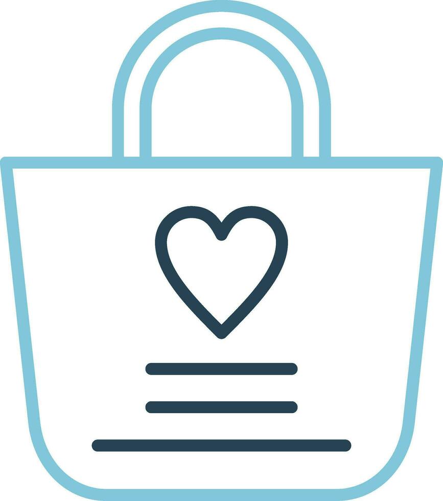 icono de vector de bolsa de compras