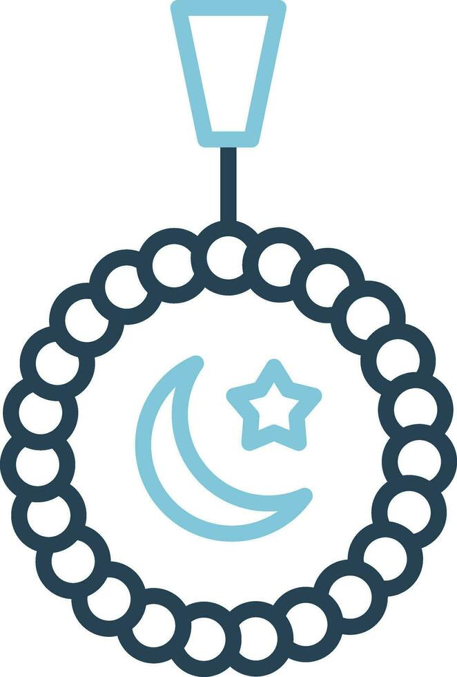 icono de vector de tasbih