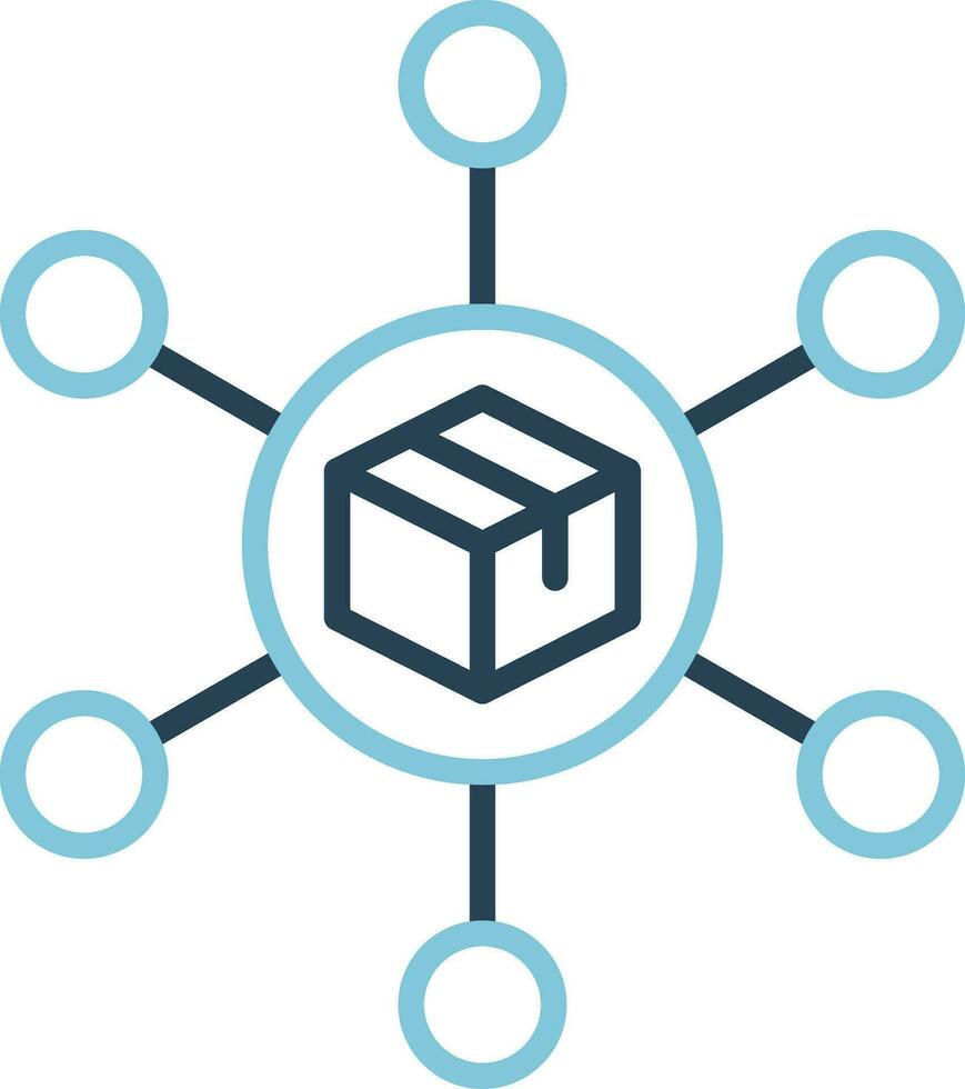 Distribution Center Vector Icon