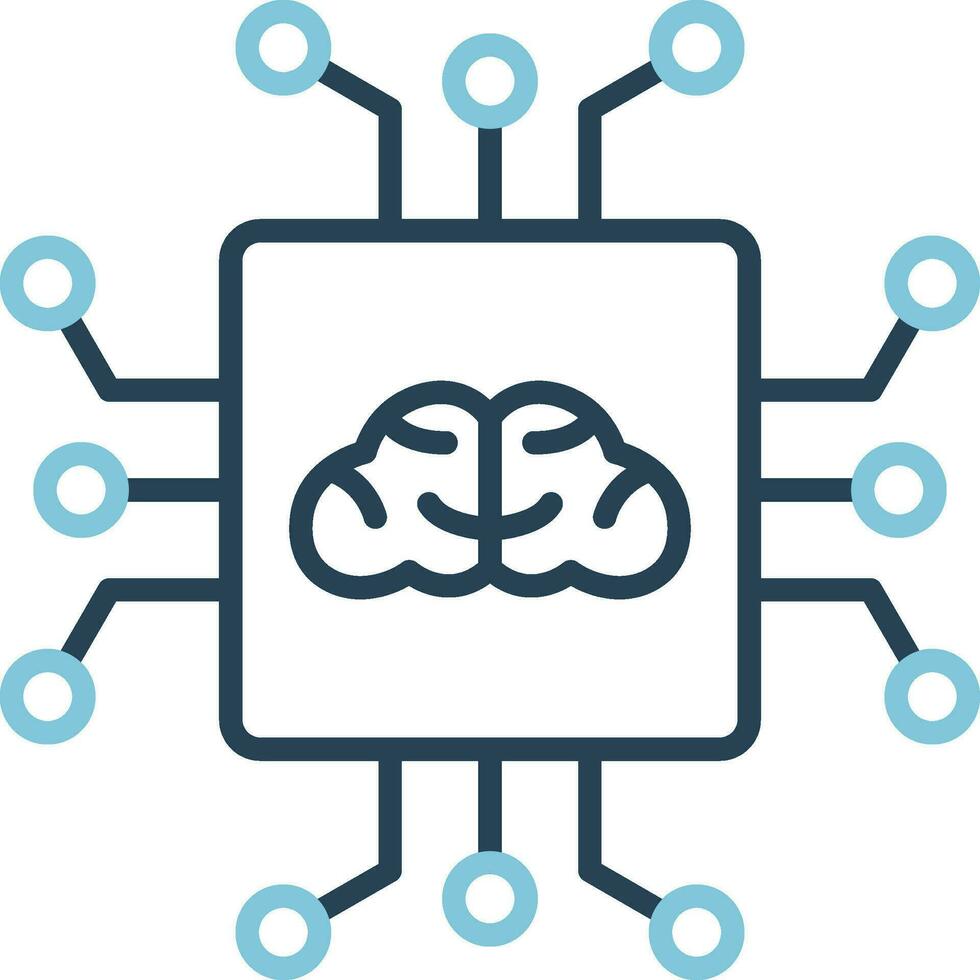 Artificial Intelligence Vector Icon