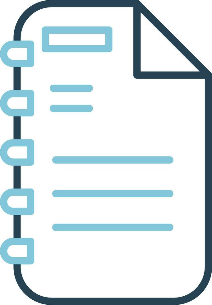 Note Page Vector Icon