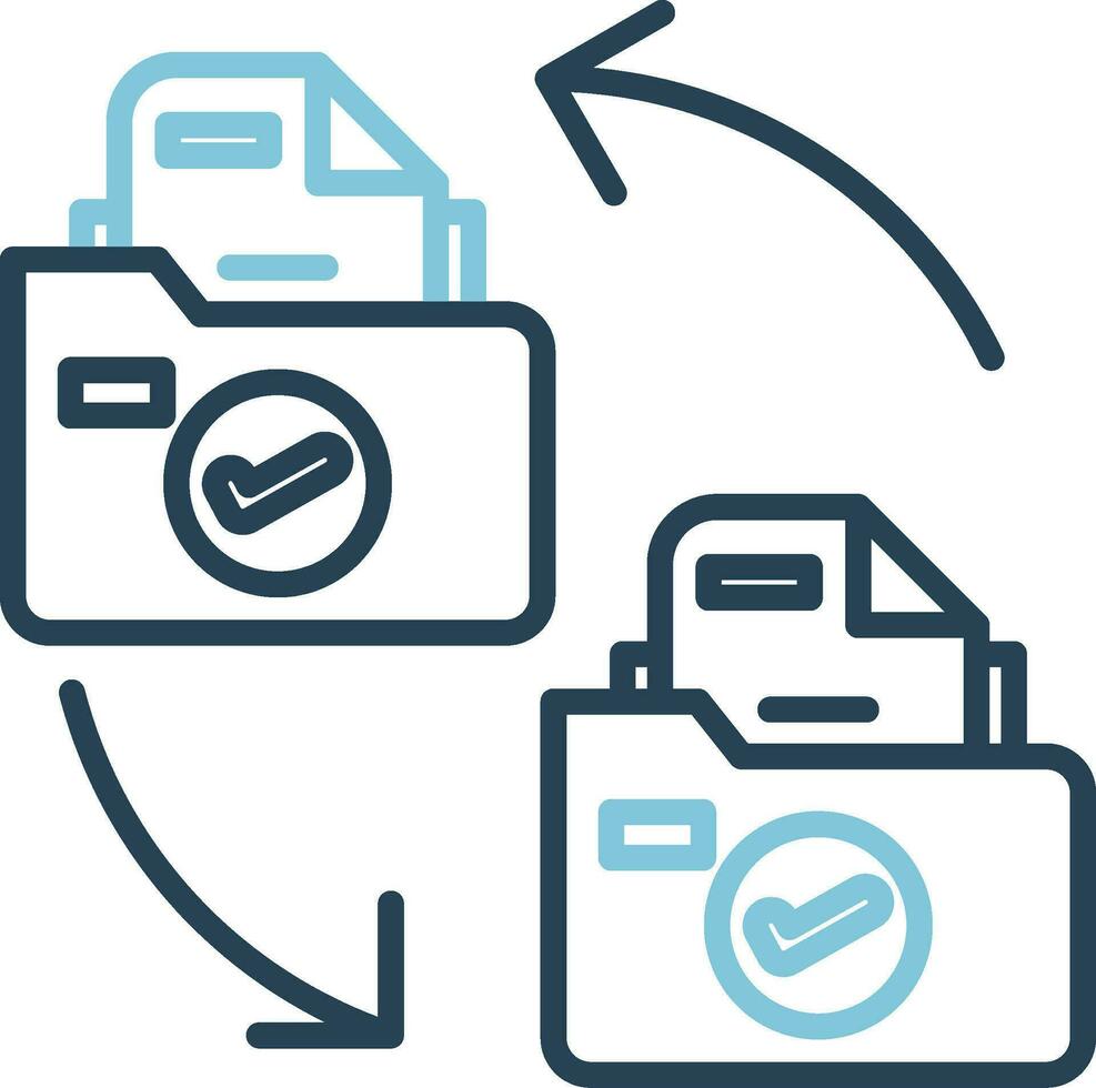 Folder Management Vector Icon