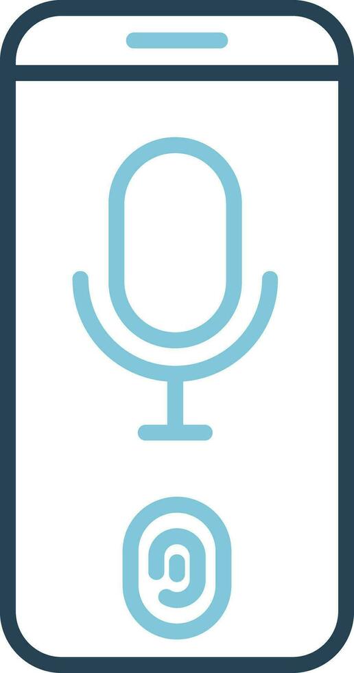 Voice Recognition Vector Icon