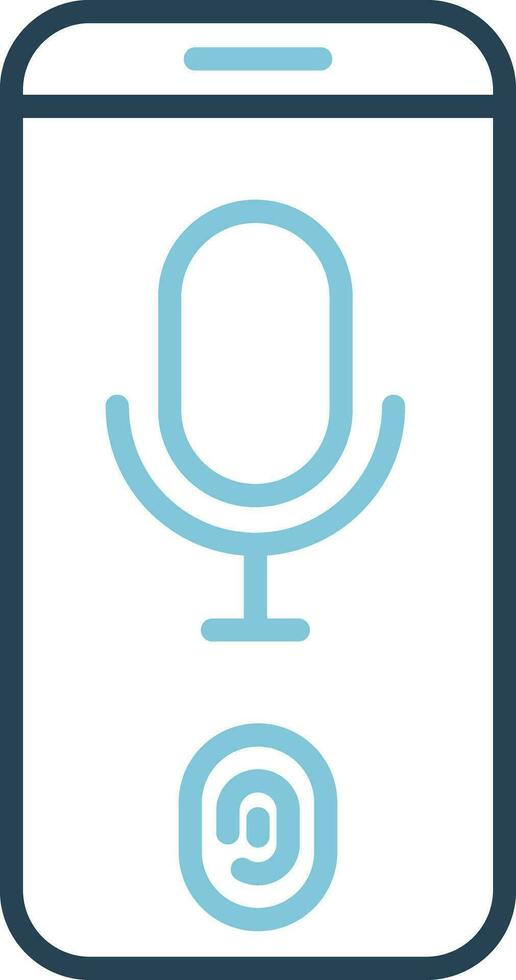 Voice Recognition Vector Icon