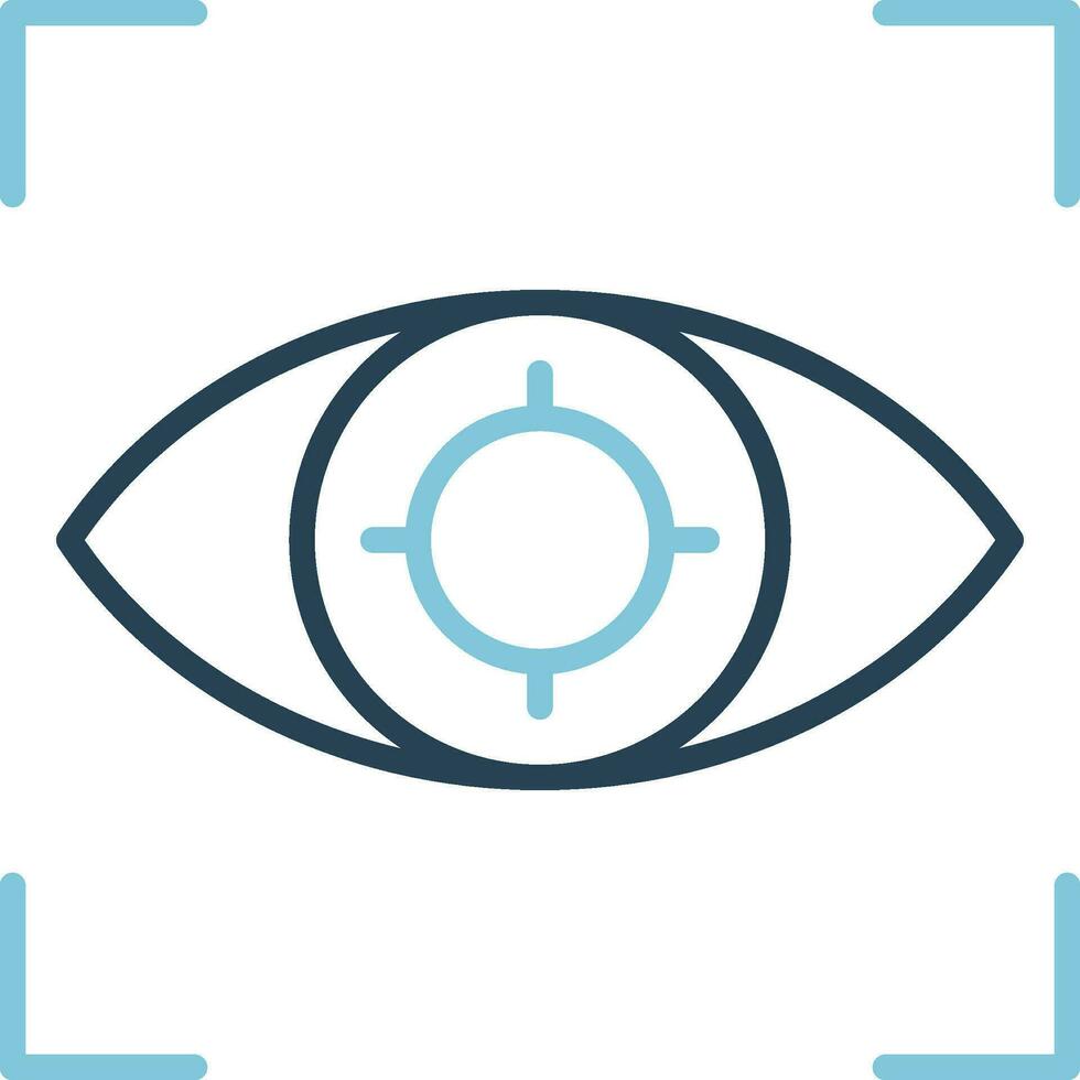 Eye Tracking Vector Icon