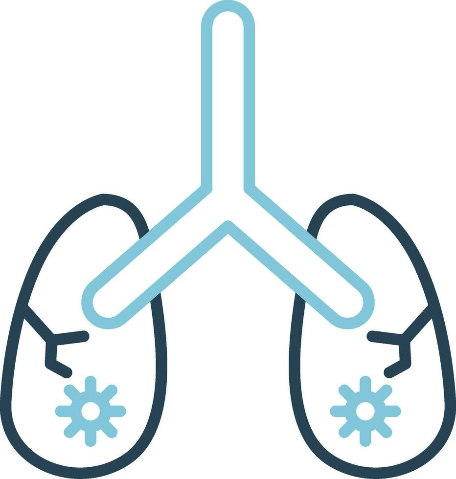 Lungs Vector Icon