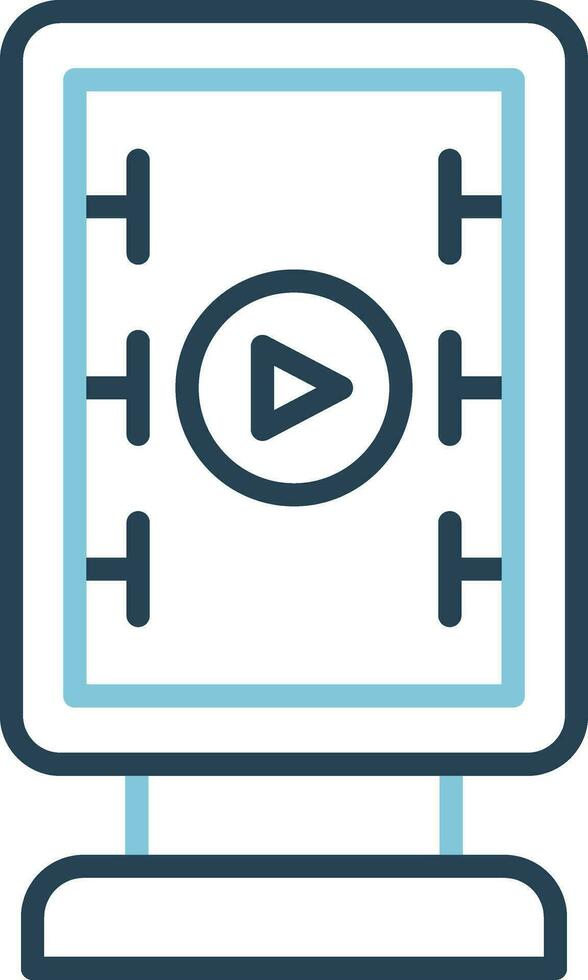 icono de vector de vídeo