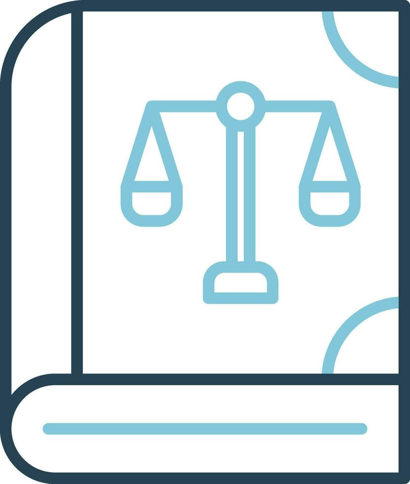 Law Book Vector Icon