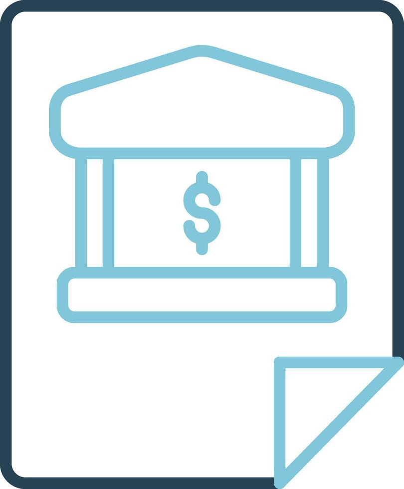 Bank Statement Vector Icon