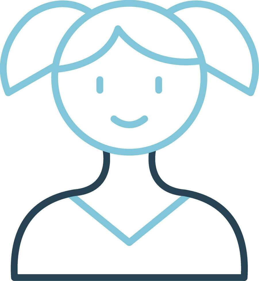 Girl Vector Icon