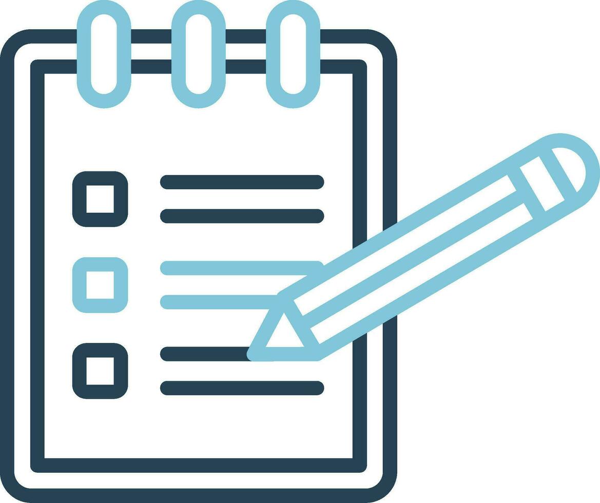 Notepad Vector Icon