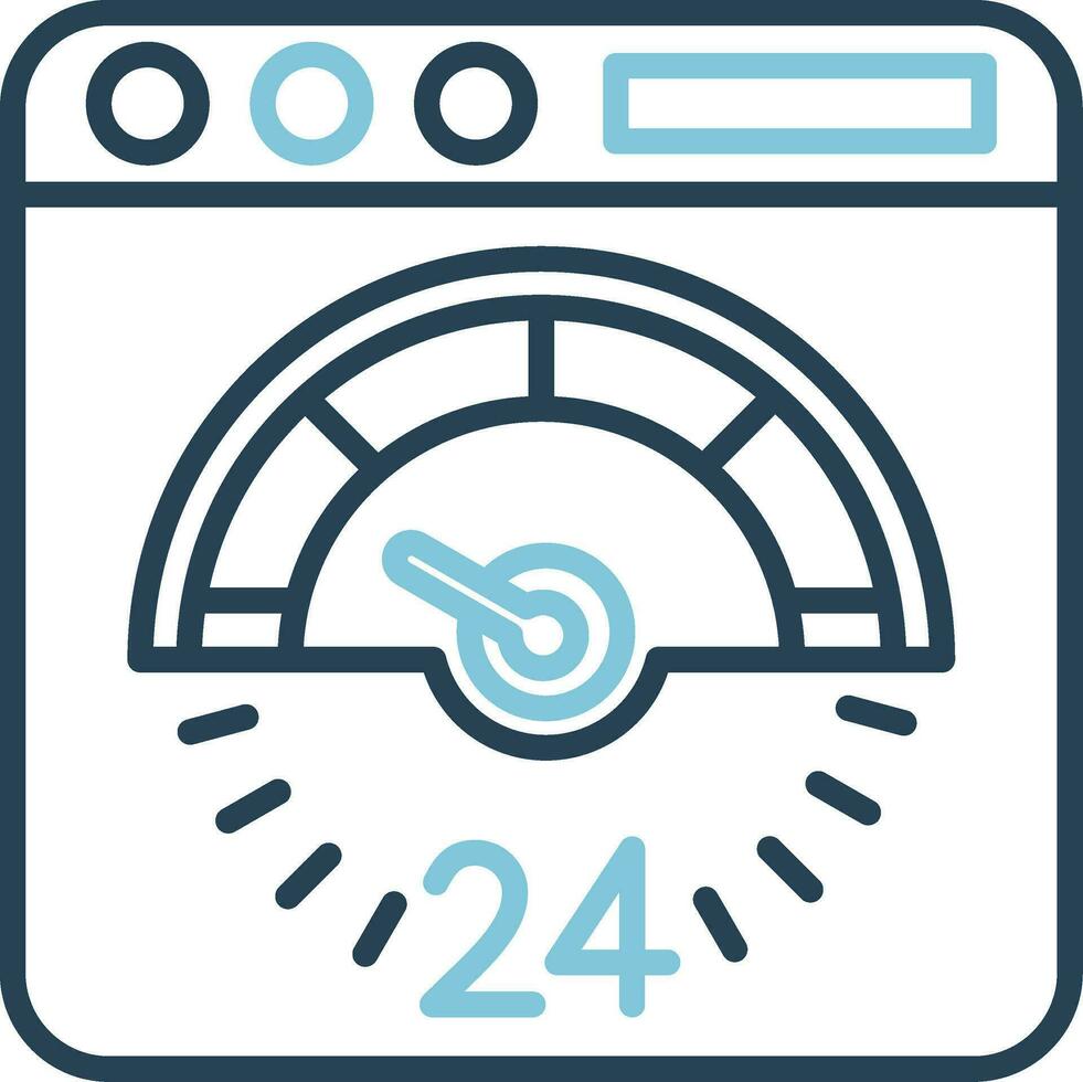 speed test Vector Icon