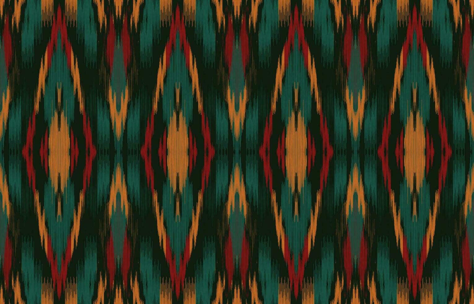 étnico resumen ikat Arte. azteca ornamento impresión. geométrico étnico modelo sin costura color oriental. diseño para antecedentes ,cortina, alfombra, fondo de pantalla, ropa, envase, batik, vector ilustración.