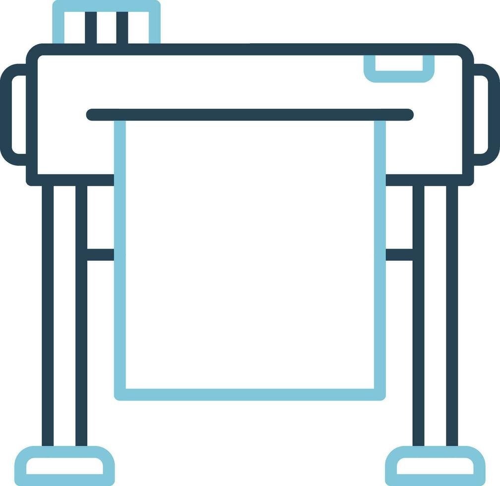 Plotter Vector Icon
