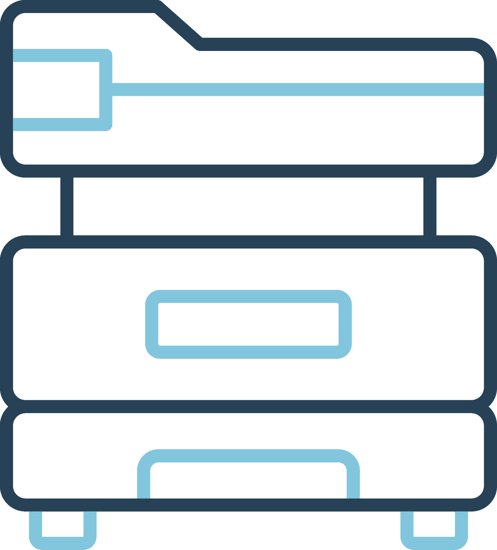 multifunción impresora vector icono 32842747 Vector en Vecteezy