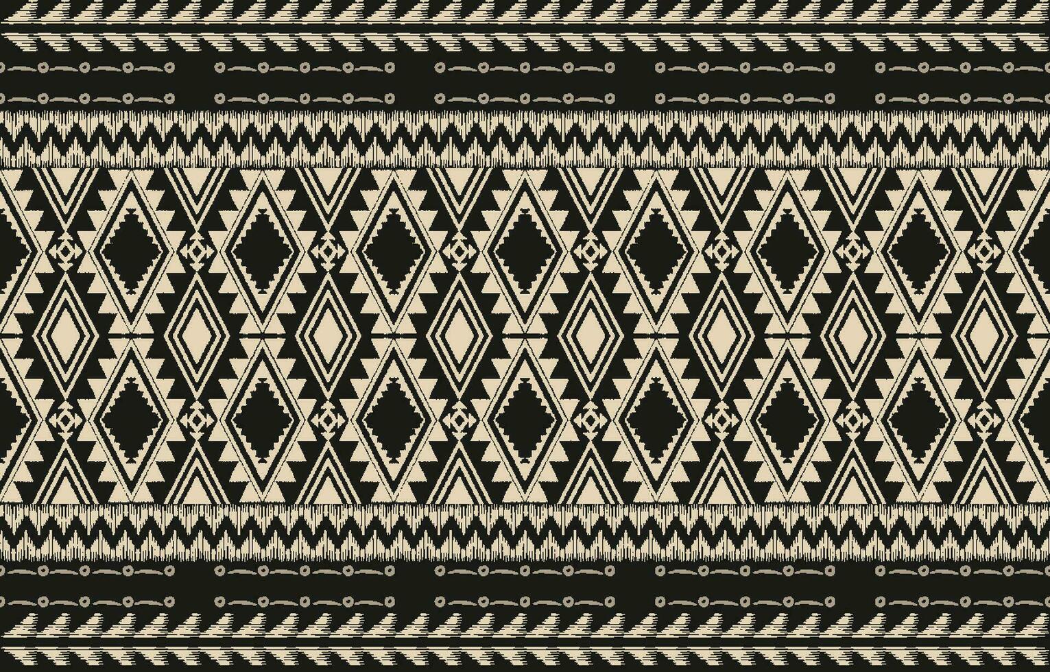 Ethnic abstract ikat art. Aztec ornament print. geometric ethnic pattern seamless  color oriental.  Design for background ,curtain, carpet, wallpaper, clothing, wrapping, Batik, vector illustration.