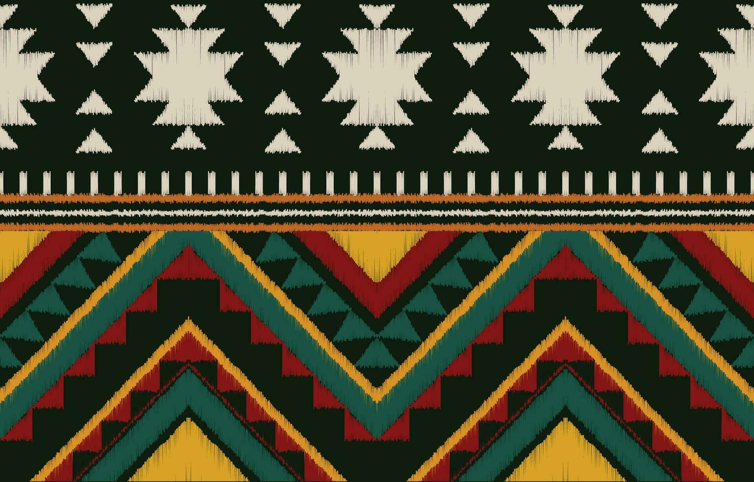 étnico resumen ikat Arte. azteca ornamento impresión. geométrico étnico modelo sin costura color oriental. diseño para antecedentes ,cortina, alfombra, fondo de pantalla, ropa, envase, batik, vector ilustración.