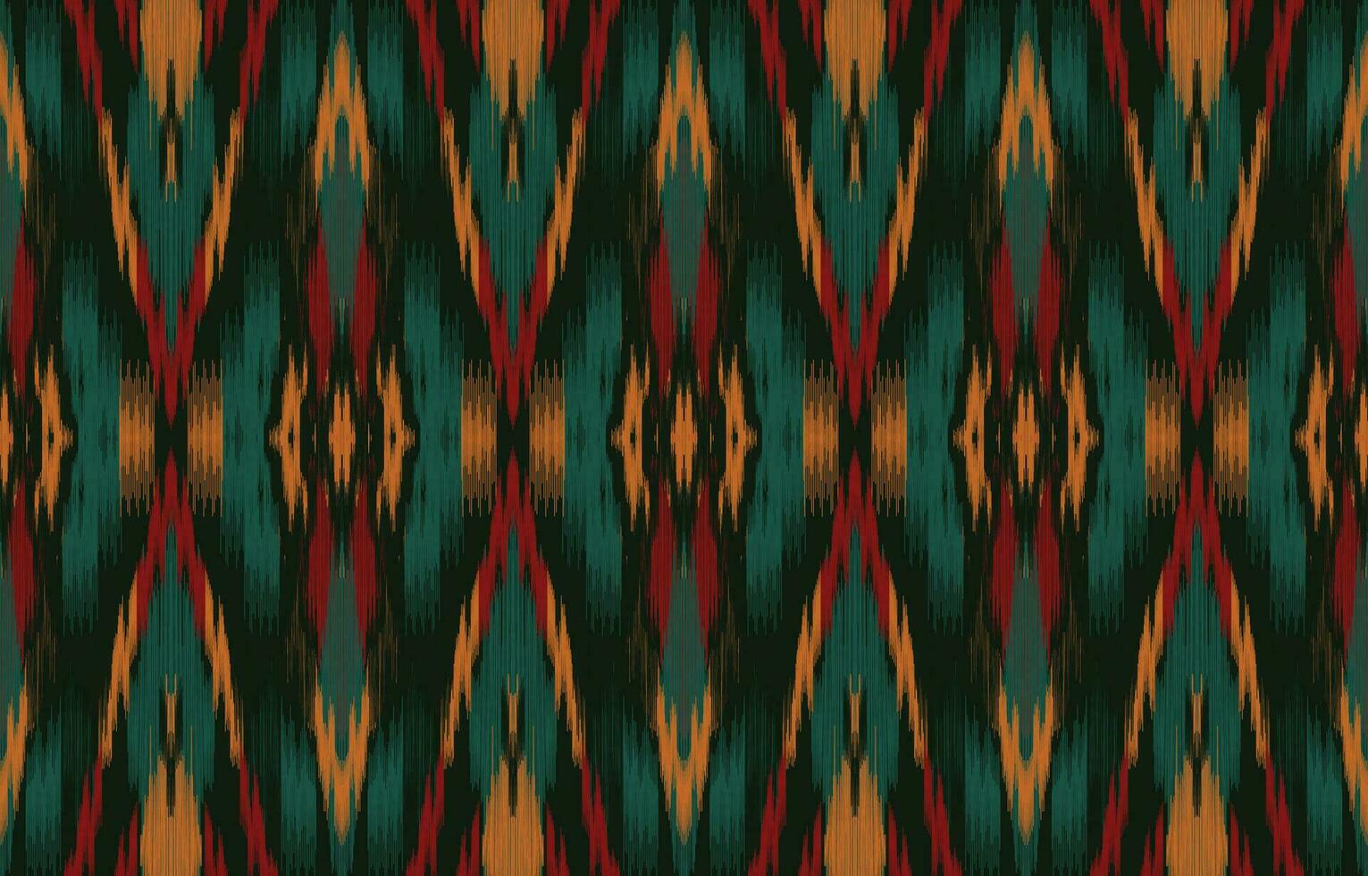 Ethnic abstract ikat art. Aztec ornament print. geometric ethnic pattern seamless  color oriental.  Design for background ,curtain, carpet, wallpaper, clothing, wrapping, Batik, vector illustration.