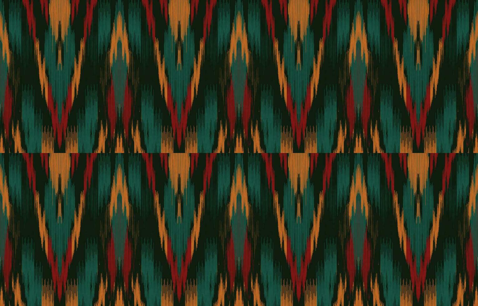 Ethnic abstract ikat art. Aztec ornament print. geometric ethnic pattern seamless  color oriental.  Design for background ,curtain, carpet, wallpaper, clothing, wrapping, Batik, vector illustration.