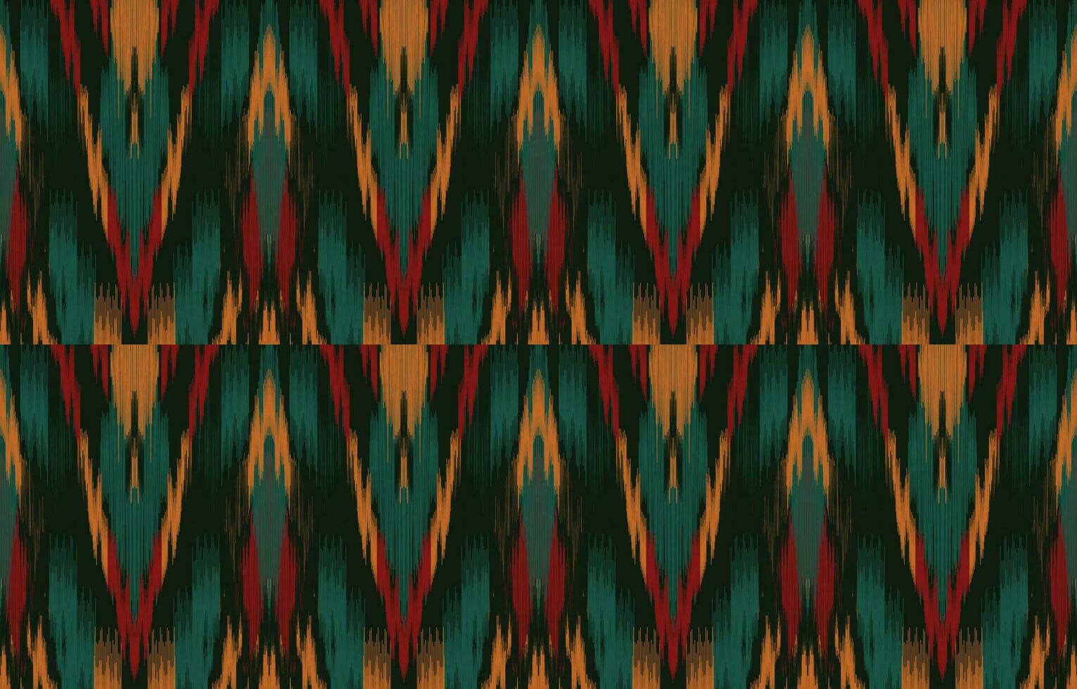 étnico resumen ikat Arte. azteca ornamento impresión. geométrico étnico modelo sin costura color oriental. diseño para antecedentes ,cortina, alfombra, fondo de pantalla, ropa, envase, batik, vector ilustración.