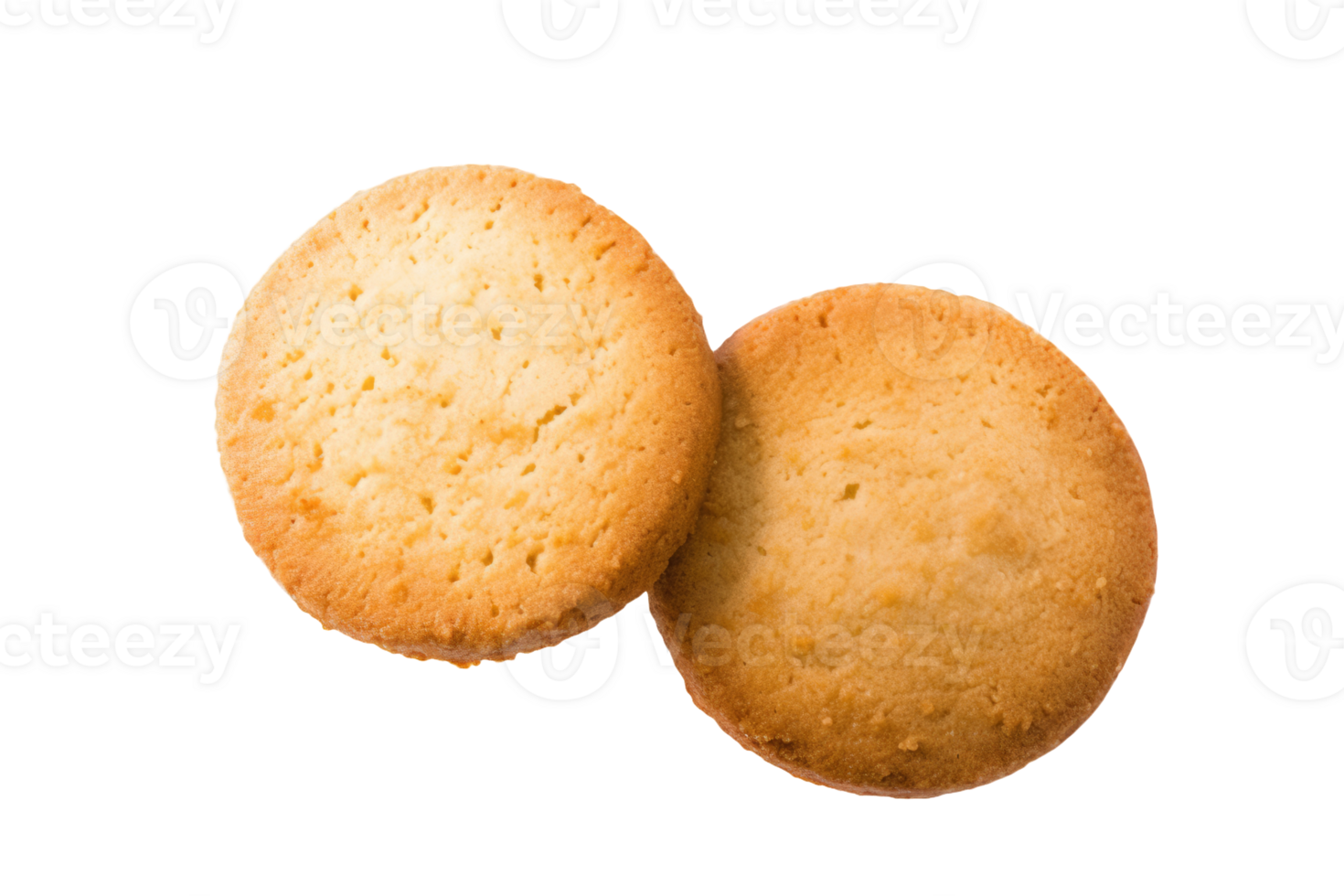 Dutch butter cookies isolated on transparent background png