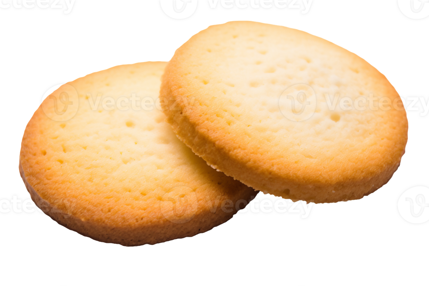 Dutch butter cookies isolated on transparent background png