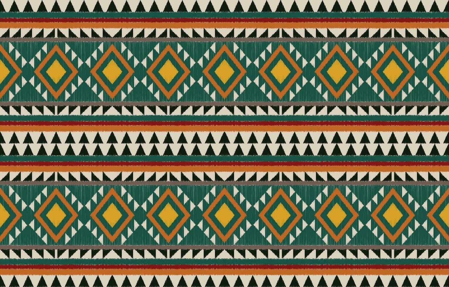 Ethnic abstract ikat art. Aztec ornament print. geometric ethnic pattern seamless  color oriental.  Design for background ,curtain, carpet, wallpaper, clothing, wrapping, Batik, vector illustration.