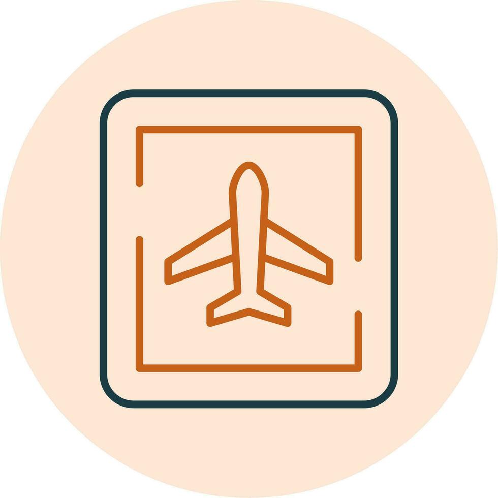 Airport Sign Vector Icon