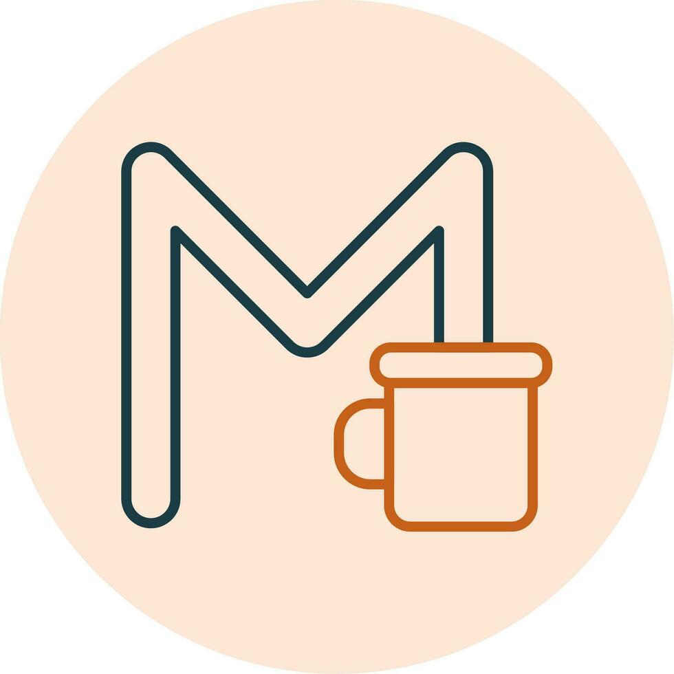 Capital M Vector Icon