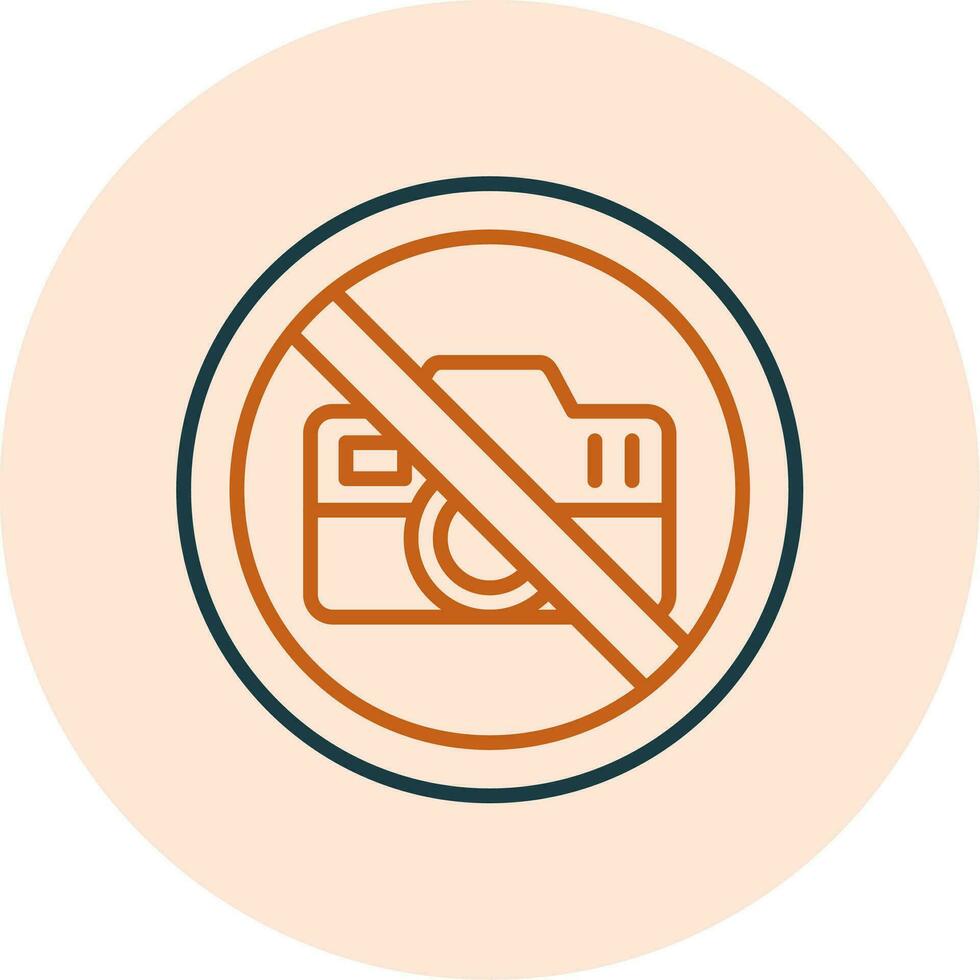 No Camera Vector Icon