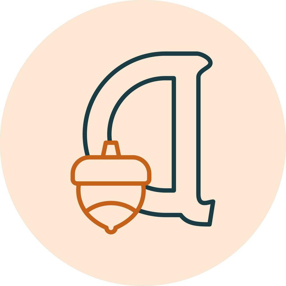 Small A Vector Icon